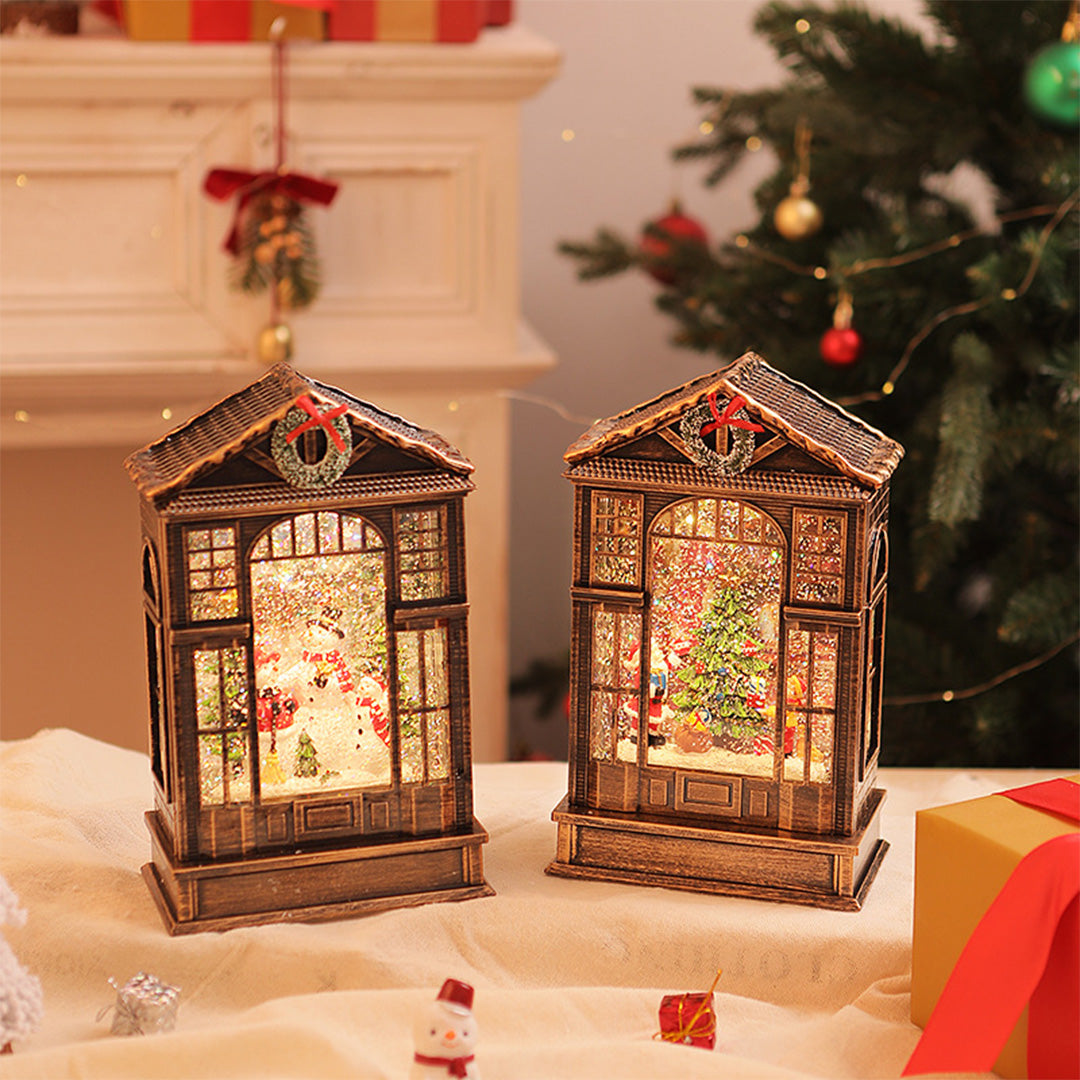 Christmas LED Ornament | Luxury Resin Night Light Holiday Decoration