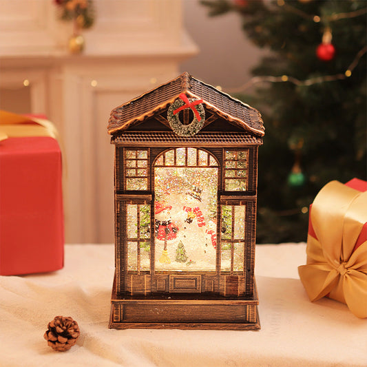 Christmas LED Ornament | Luxury Resin Night Light Holiday Decoration