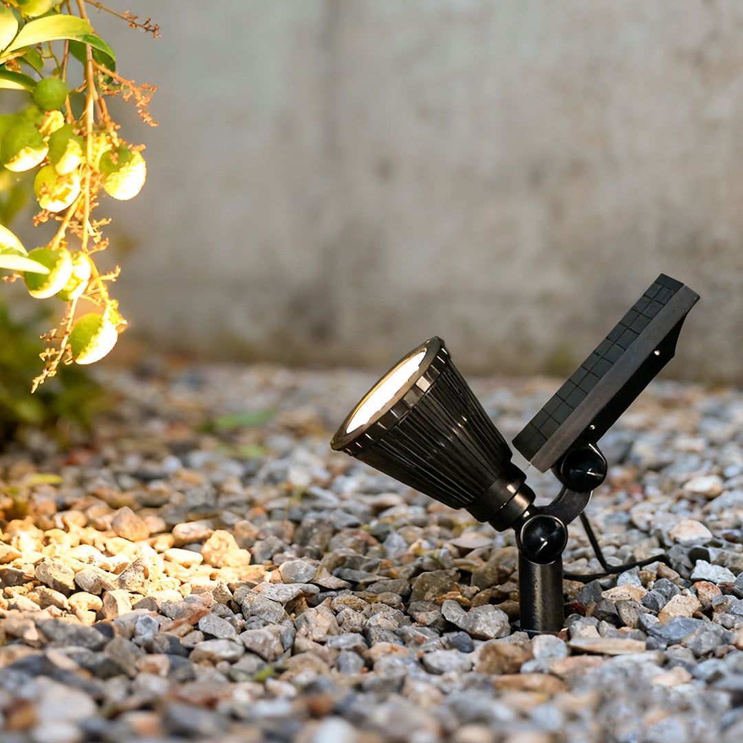Solar Powered Spotlight | Luxury Waterproof RGB & Warm White Landscape Light