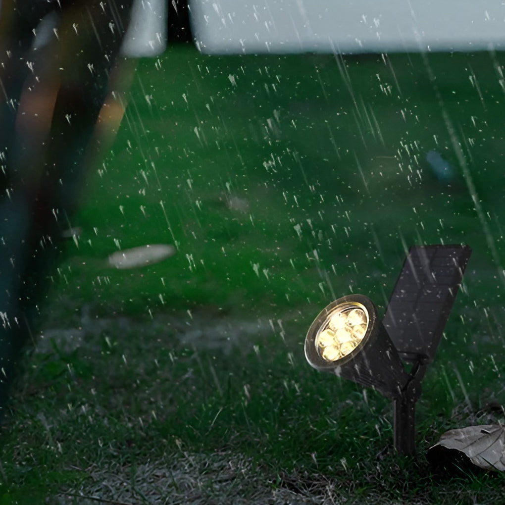 Solar Powered Spotlight | Luxury Waterproof RGB & Warm White Landscape Light