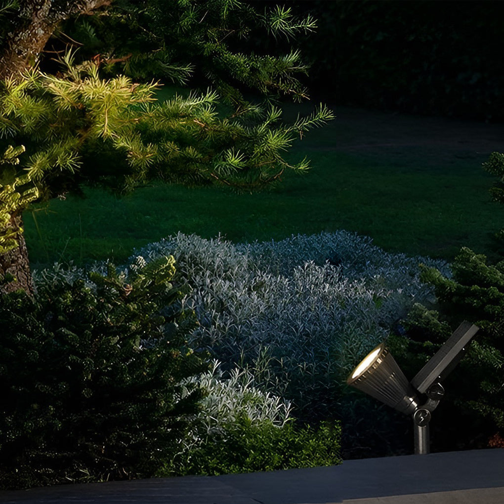 Solar Powered Spotlight | Luxury Waterproof RGB & Warm White Landscape Light