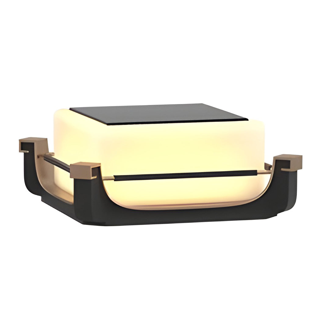 Square Acrylic Pier Light Waterproof LED Outdoor Fence Column Light