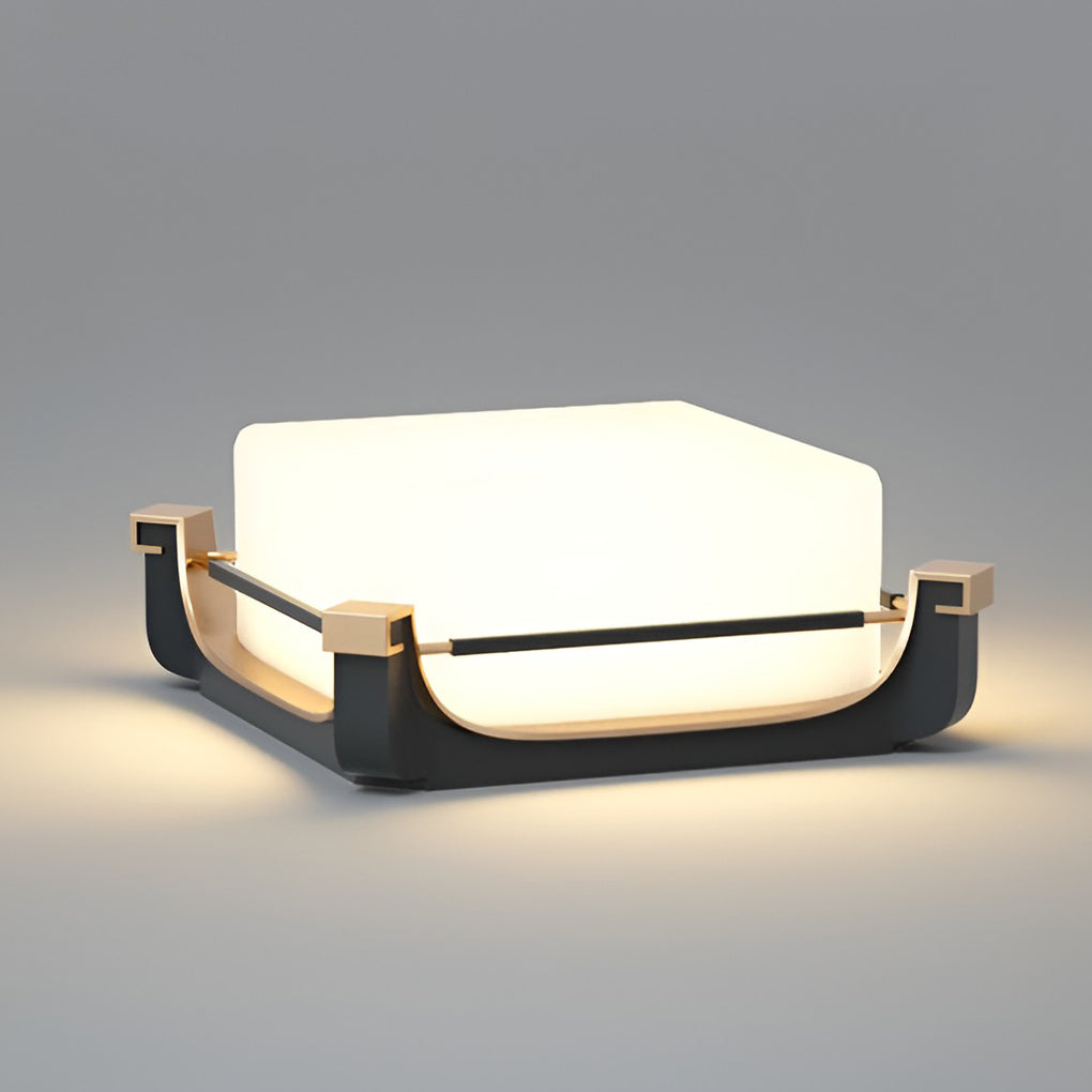 Square Acrylic Pier Light Waterproof LED Outdoor Fence Column Light