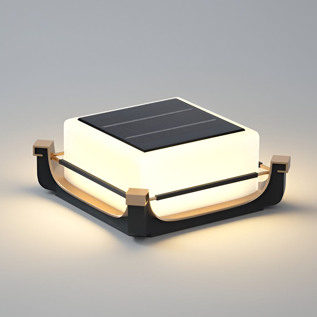 Square Acrylic Pier Light Waterproof LED Outdoor Fence Column Light