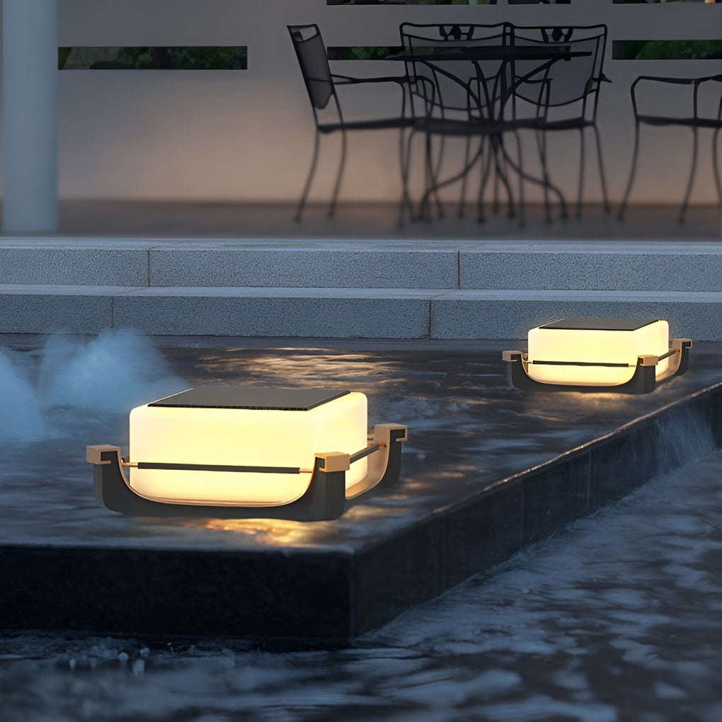 Square Acrylic Pier Light Waterproof LED Outdoor Fence Column Light